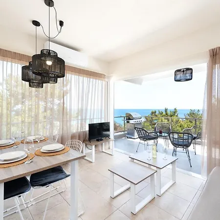 Anastasios House Stegna - Up Floor Apartment Archangelos  Exterior photo